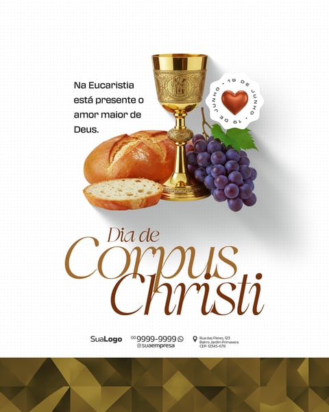 SOCIAL MEDIA DIA DE CORPUS CHRISTI 19 DE JUNHO