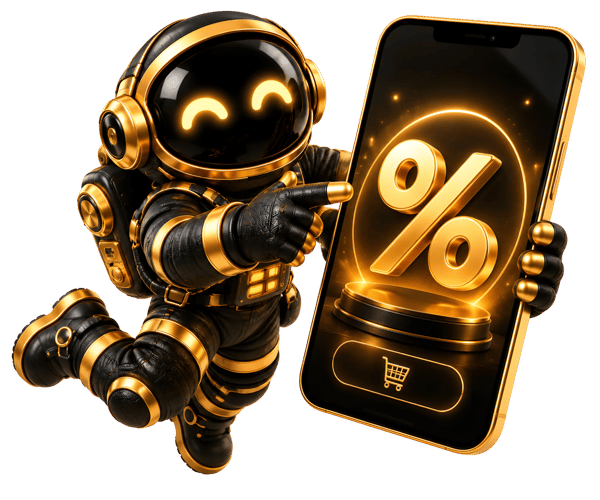 ASTRONAUTA DOURADO E OFERTA CÓSMICA