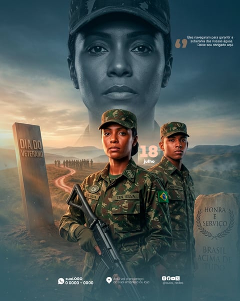 DIA DO VETERANO HONRA E SERVIÇO EM DEFESA DO BRASIL