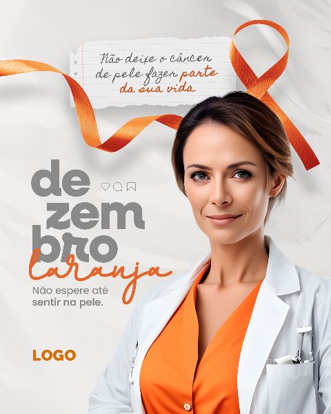 DEZEMBRO LARANJA 15 - MÊS DE CONSCIENTIZAÇÃO SOBRE O CÂNCER DE PELE