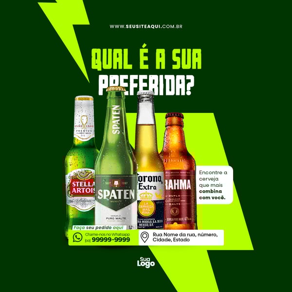 Post feed para cervejarias, bar, botecos, disk de bebidas