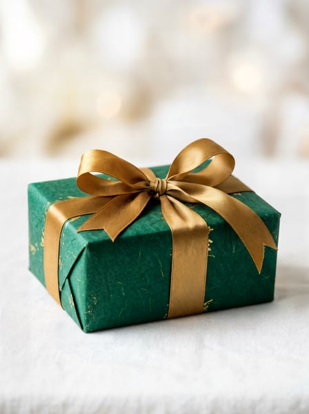 CAIXA PRESENTE VERDE LACO VINHO NATAL 3