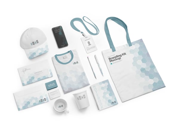 IDENTIDADE VISUAL PSD EDITÁVEL MOCKUP