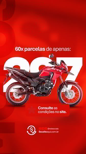 CONSÓRCIO FINANCIAMENTO SEGUROS CONCESSIONÁRIA MOTO CARRO SOCIAL MEDIA PSD EDITÁVEL 11