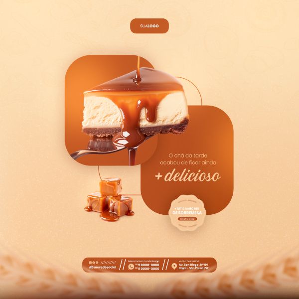 CHÁ DA TARDE  PANIFICADORA SOCIAL MEDIA FEED