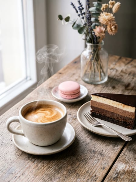 Mesa com o café da manhã 1