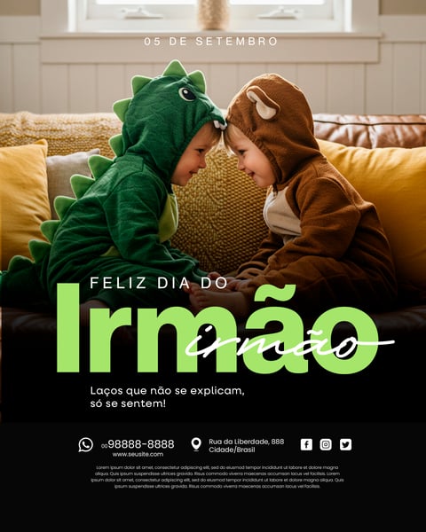 5 DE SETEMBRO DIA DO IRMÃO