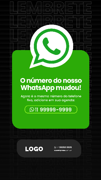 ATENÇÃO PARA NOSSO WHATSAPP MUDOU