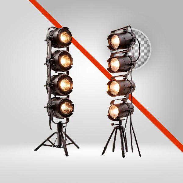 02 UN. LUZ SPOT, LUZES PARA FLYER DE EVENTO, REFLETOR 3D-IA, LANTERNA, LED, FAROL, LUZ DE PALCO E SHOW, ILUMINAÇÃO