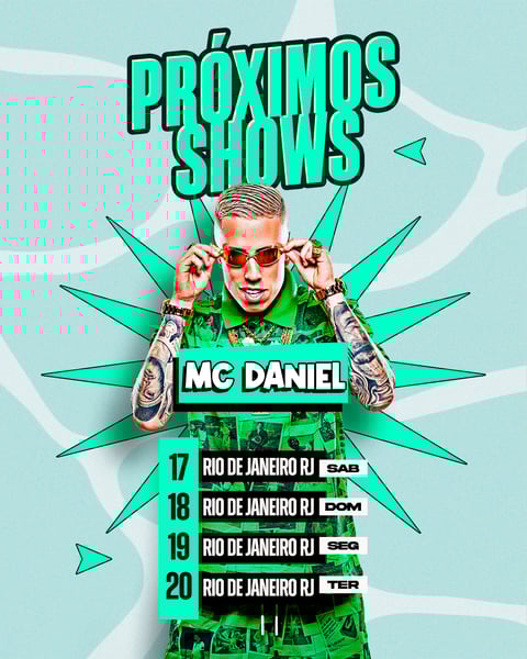 FLYER EVENTO SHOW AGENDA PSD FEED 67
