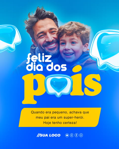 DIA DOS PAIS DATA COMEMORATIVA REDES SOCIAIS 05