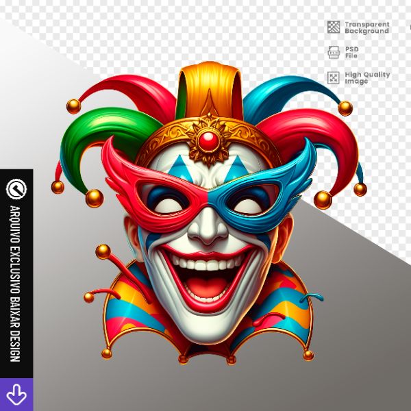 MÁSCAR DE CARNAVAL - ELEMENTO PARA COMPOSIÇÃO