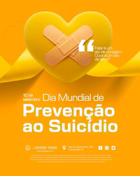 10 DE SETEMBRO DIA MUNDIAL DE PREVENÇÃO AO SUICÍDIO 2