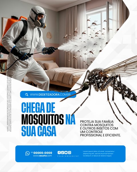 SERVIÇOS ESPECIALIZADOS DEDETIZAÇÃO SOCIAL MEDIA PSD EDITÁVEL 5