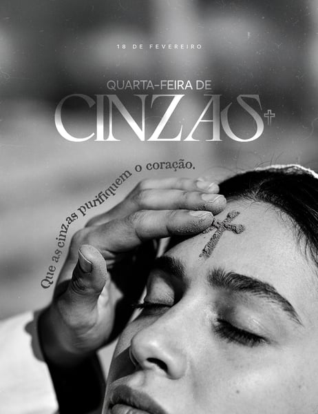 QUARTA FEIRA DE CINZAS POST SOCIAL MEDIA PSD EDITÁVEL 3