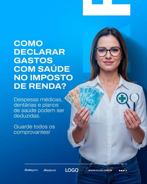 DECLARAÇÃO DO IMPOSTO DE RENDA - GASTOS COM SAÚDE