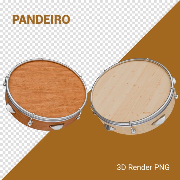 KPY PANDEIRO 3D RENDER PNG PARA COMPOSIÇÃO (16)