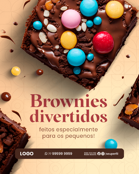 CONFEITARIA BROWNIE - SOCIAL MEDIA