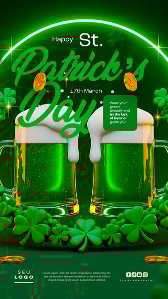 ST. PATRICK'S DAY CELEBRATION POSTER TEMPLATE STORY SOCIAL MEDIA PSD EDITÁVEL (5)