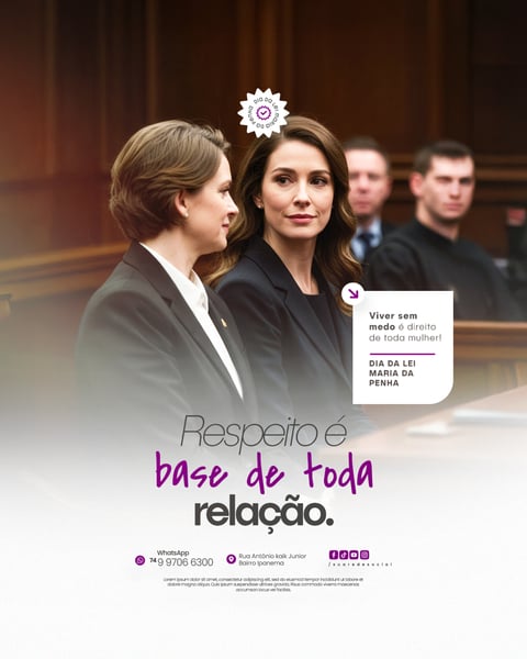 07 de AGOSTO DIA DA LEI MARIA DA PENHA FLYER SOCIAL MEDIA PSD EDITÁVEL 9
