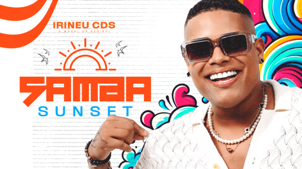 FLYER THUMB CAPA CD BANNER YOUTUBE SAMBA SUNSET PSD EDITÁVEL