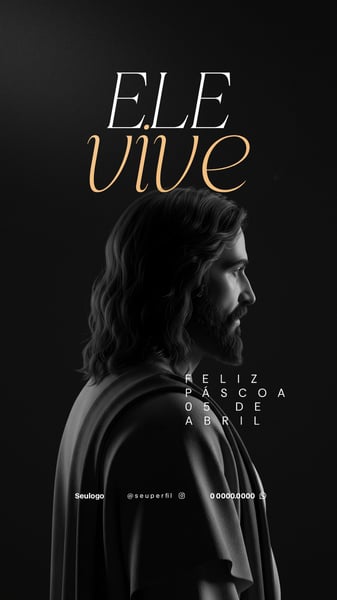 FELIZ PÁSCOA FEED/STORY