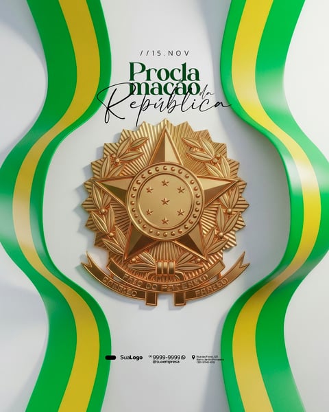 DIA DA PROCLAMAÇÃO DA REPÚBLICA DO BRASIL 15 DE NOVEMBRO SOCIAL MEDIA PSD EDITÁVEL (4)