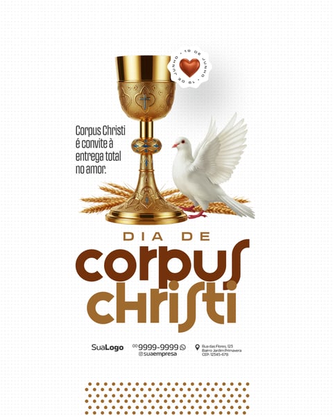 SOCIAL MEDIA DIA DE CORPUS CHRISTI 19 DE JUNHO