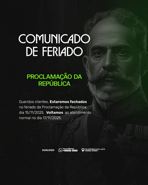 COMUNIDO 15 DE NOVEMBRO PROCLAMAÇÃO DA REPÚBLICA - 05