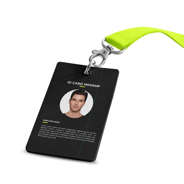 IDENTIFICAÇÃO PSD EDITÁVEL MOCKUP