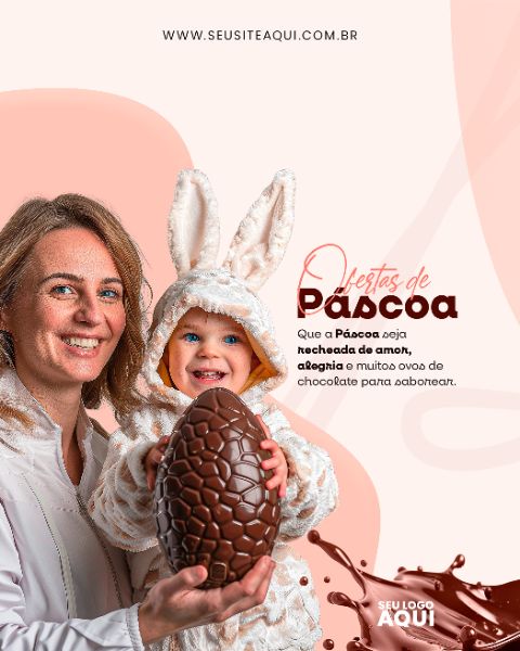 FEED - FELIZ PÁSCOA | PSD EDITÁVEL