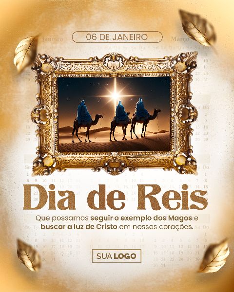 SOCIAL MEDIA - 06 JANEIRO DIA DE REIS