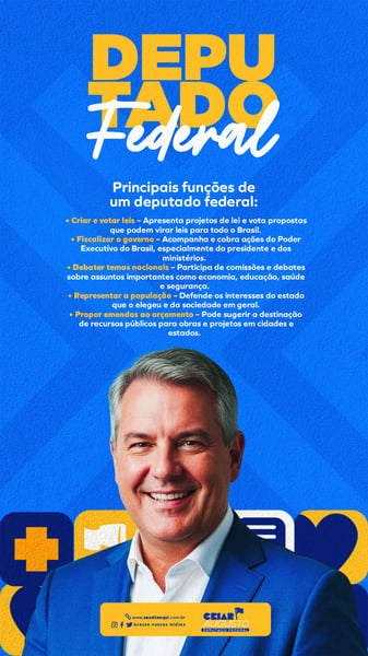 CAMPANHA POLÍTICA DEPUTADO FEDERAL STORIES 10