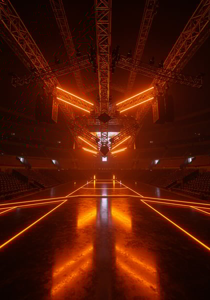 ARENA FUTURISTA LARANJA