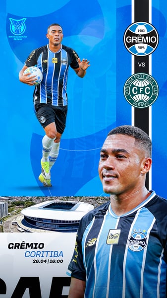 FLYER MATCHDAY CARLOS VINÍCIUS GRÊMIO