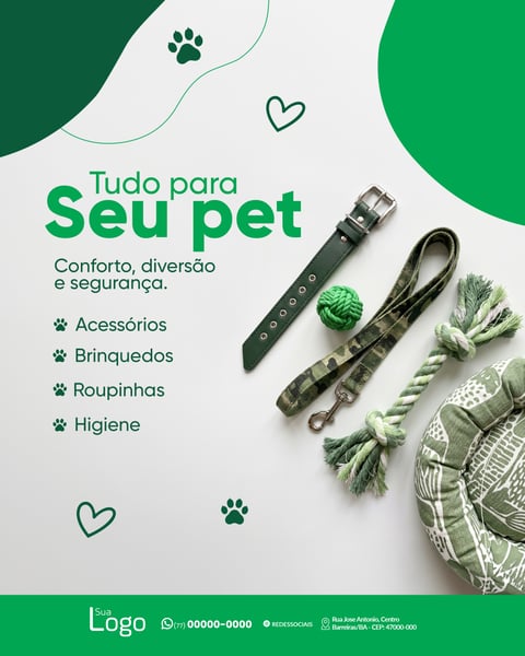 Social Media Pet Shop PSD Editável 8
