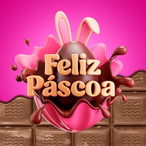 XJR ELEMENTO 3D OARA COMPOSIÇÃO DE ARTES DE PÁSCOA MODELO 35