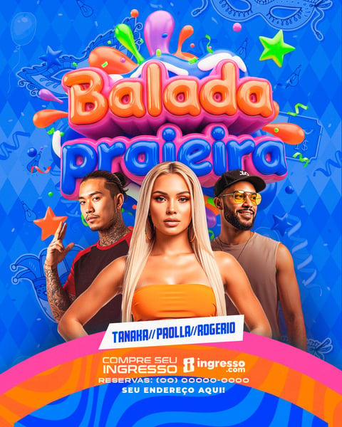 FLYER PARA EVENTOS BALADA PRAEIRA 2 FEED