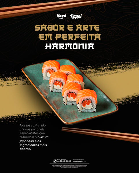 SUSHI 1 PSD EDITÁVEL