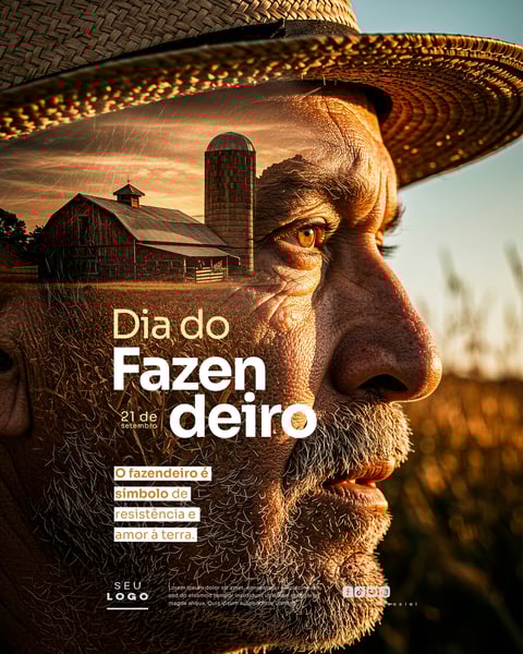 DIA DO FAZENDEIRO 21 DE SETEMBRO SOCIAL MEDIA PSD EDITÁVEL 2
