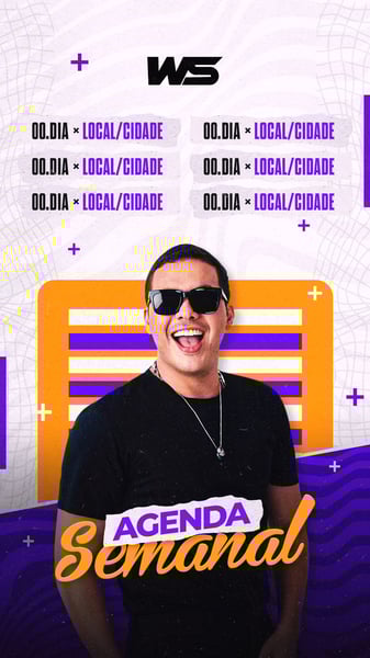FLYER AGENDA SEMANAL PSD - WS STORIES