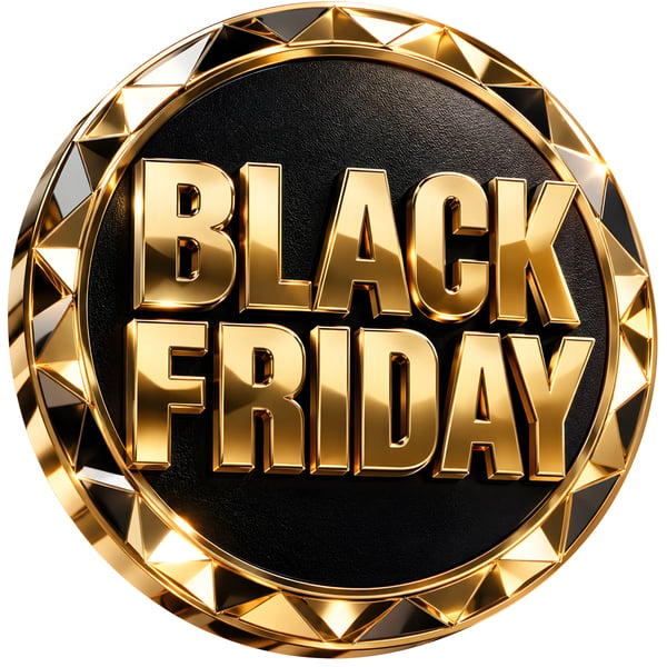 MEDALHÃO DOURADO BLACK FRIDAY