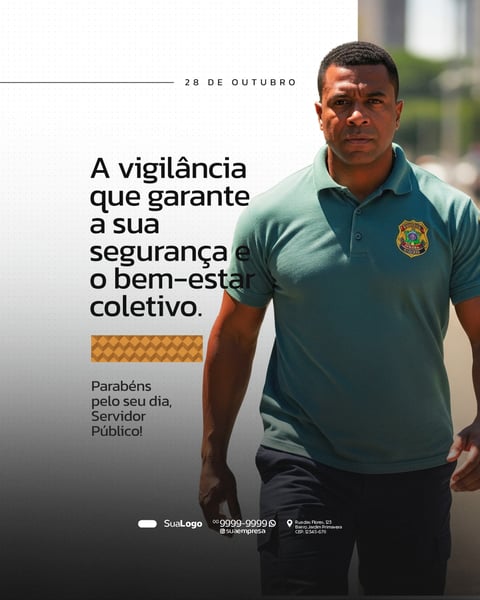 DIA DO SERVIDOR PÚBLICO 28 DE OUTUBRO SOCIAL MEDIA PSD EDITÁVEL 5