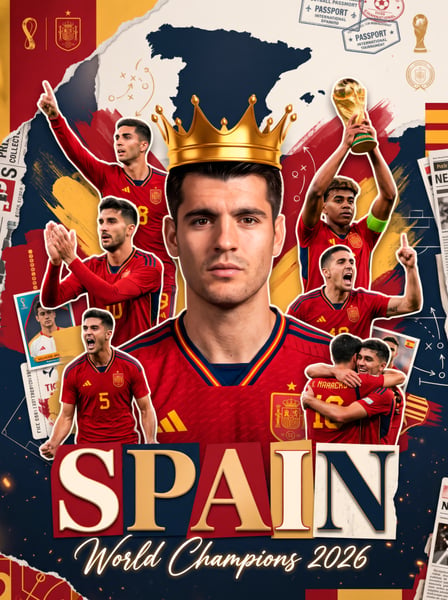 IMAGEM PARA COMPOSIÇÃO ESPANHA CAMPEÃ 2026