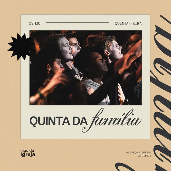 CULTO DA FAMÍLIA QUINTA 8 PSD EDITÁVEL