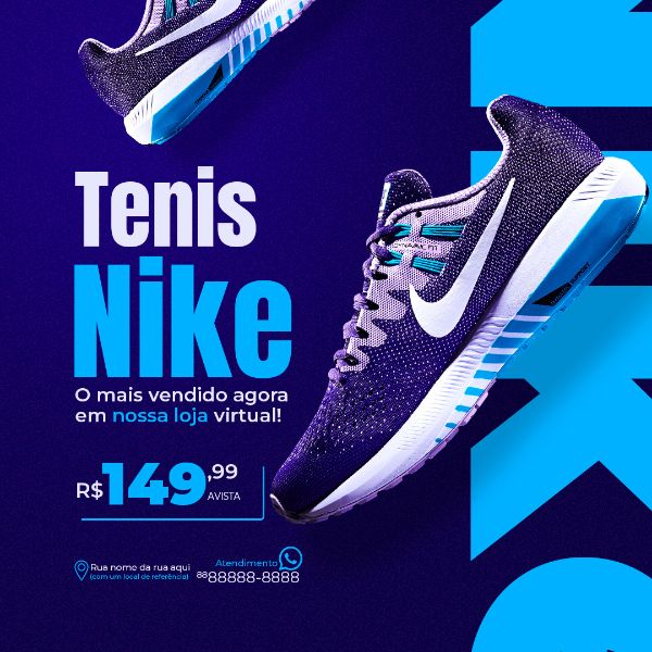 TÊNIS NIKE SOCIAL MEDIA POST