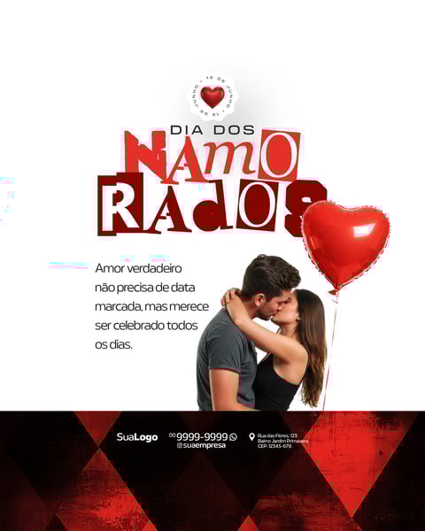 SOCIAL MEDIA DIA DOS NAMORADOS 12 DE JUNHO