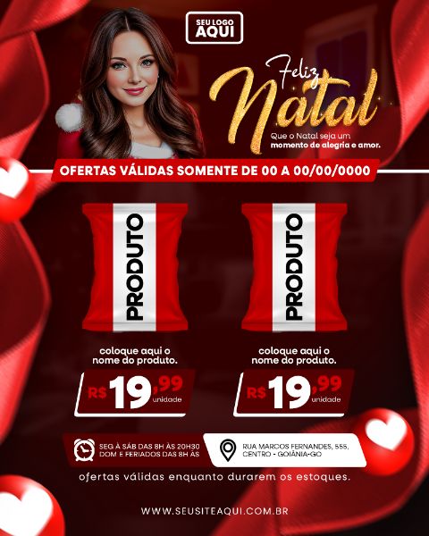 POST FEED | TABLÓIDE | FOLHETO | FELIZ NATAL | PSD EDITÁVEL