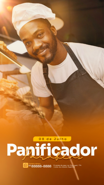 STORIES DIA DO PANIFICADOR POST INSTAGRAM PANIFICADORA SOCIAL MEDIA PSD.ZIP