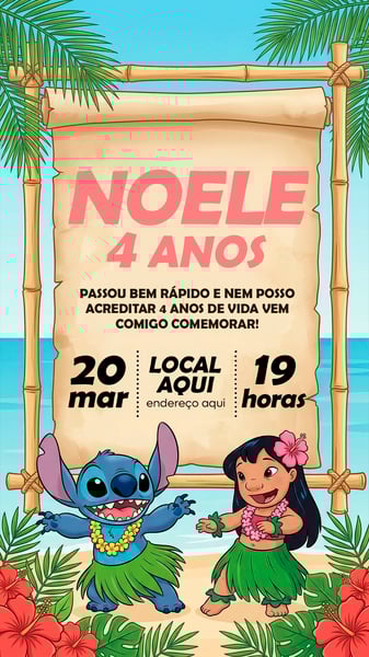 Convite de Aniversário